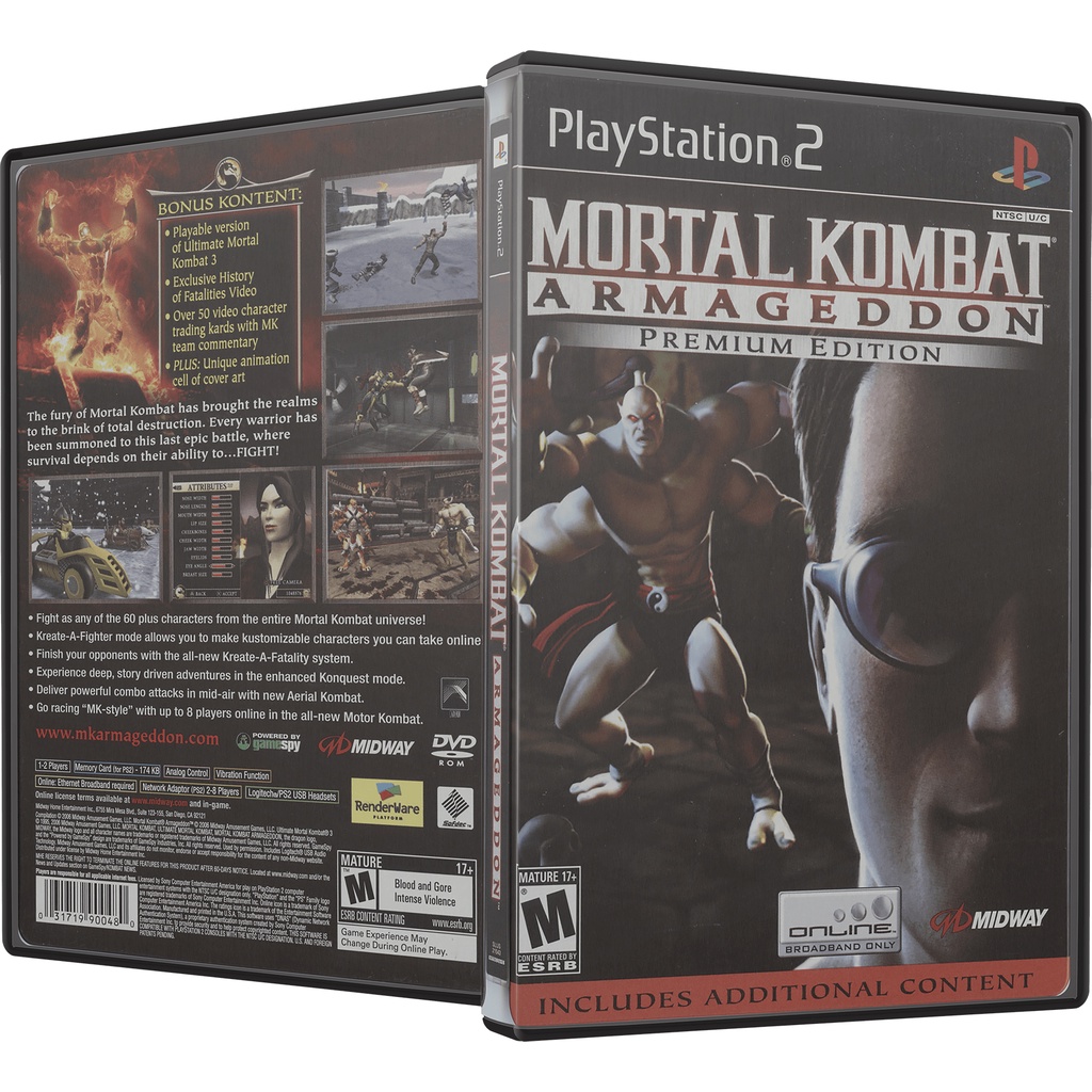 Mortal Kombat - Armageddon para ps2 | Shopee Brasil