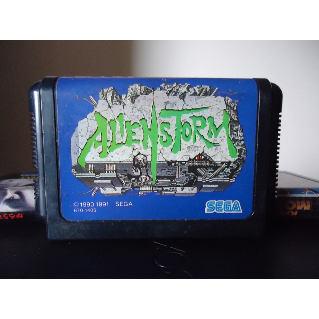 SEGA - メガドライブ エイリアンストーム　MD Mega Drive Alien Sto Sega Mega Drive Alien Storm Original Japonês 100%. | Shopee Brasil