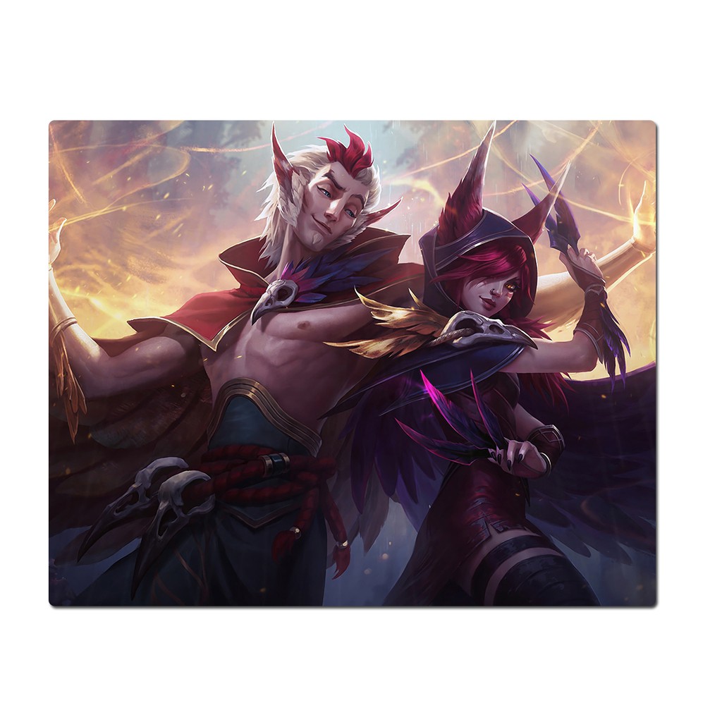 Mouse Pad League Of Legends Rakan E Xayah | Shopee Brasil