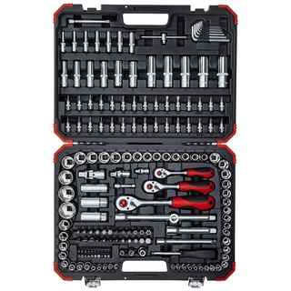 Jogo de Soquete 1/4"+3/8"+1/2"+Bits - Gedore Red