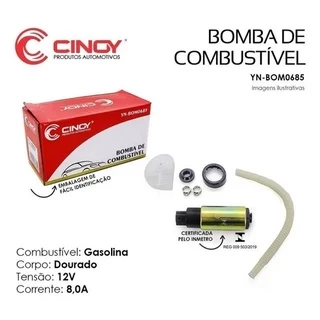 Bomba Combustivel Gasolina Dourada 4.0 BAR