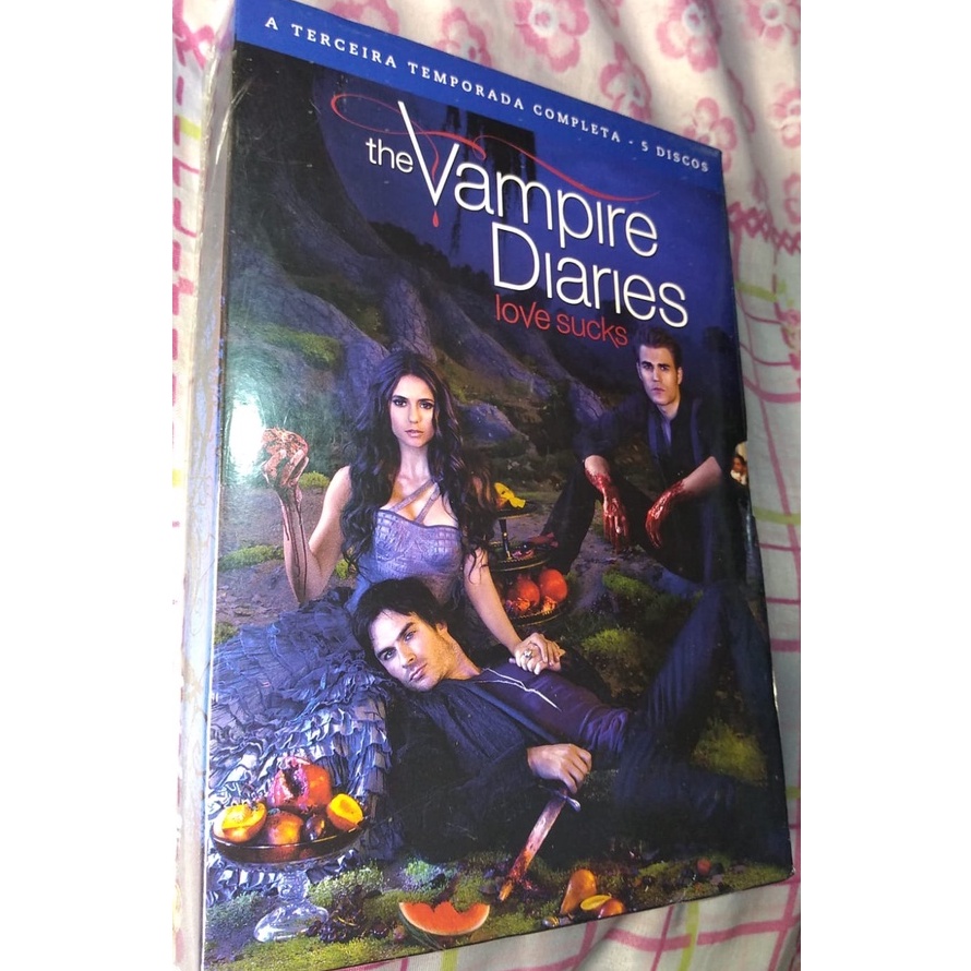 DVD the vampire diaries 3º temporada lacrado | Shopee Brasil