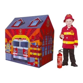 Barraca Infantil Cabana Estação De Bombeiro Menino Grande