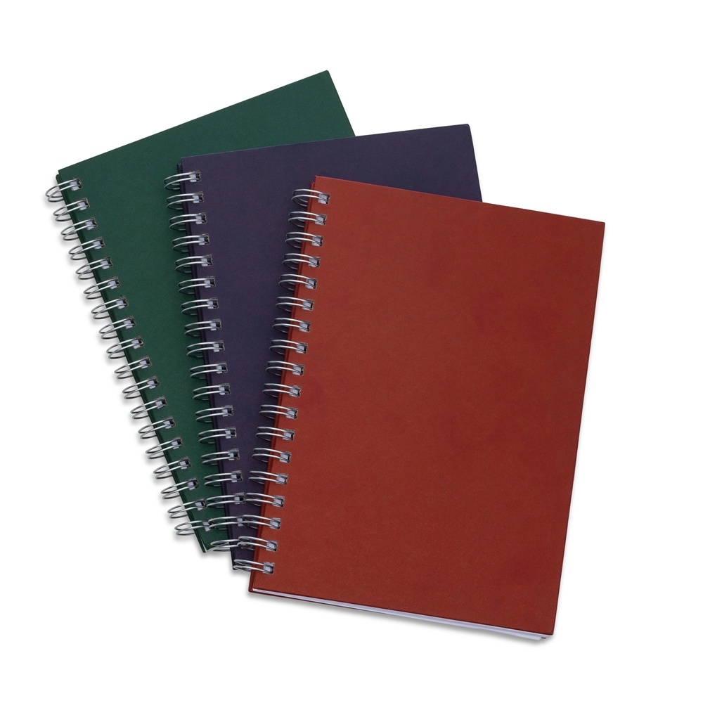 Caderno Espiral Capa Kraft Universitário 98 Folhas 24x18 Pautado
