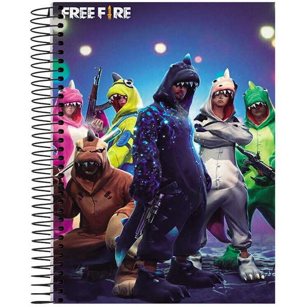 Caderno Personalizado - Free Fire