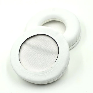 Espuma Branca Universal Para Fone de Ouvido - 8cm - Dj - O Par - Nova