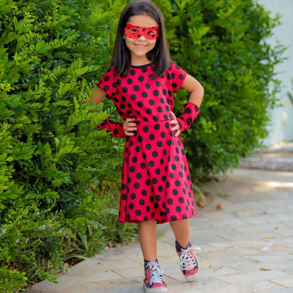 Vestidos da hot sale ladybug