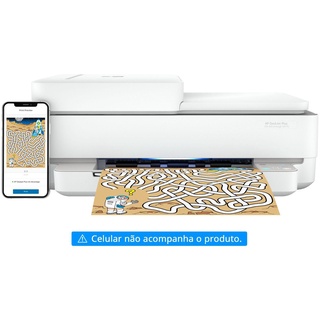 Multifuncional HP DeskJet Plus Ink Advantage 6476 Wireless - Frente e Verso Automático, Duplex