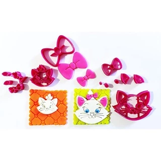 Cortador Marie Gatinha Cupcake Pirulito Promoção 5 Cm
