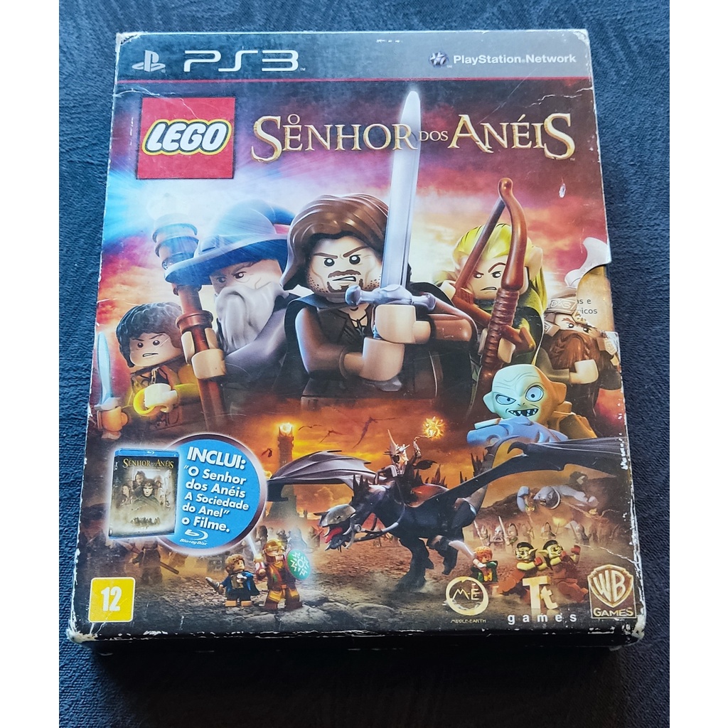 Jogo Lego O Senhor dos Anéis - Box Completo com Filme - Playstation 3 ...