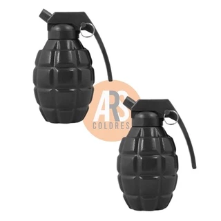 Kit Granada Porta Munição Estojo Bb's Airsoft - Preto