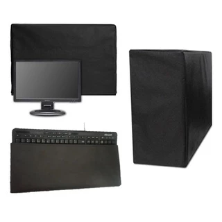 Kit 3 Capas para cpu Computador Teclado e Monitor varios tamanhos pc Impermeável