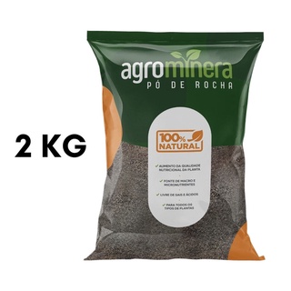 Pó De Rocha 100% Natural Adubo Orgânico Para Plantas 2kg