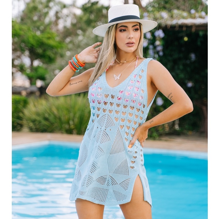 Saida de praia store vestido