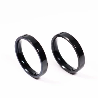 Anel Unissex titânio 3 mm Niquelado (CÓD 12 )