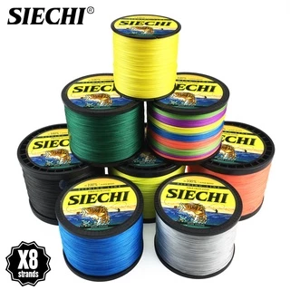 Linha De Pesca Entrançada 300M 500M 1000M 8 Fios 4 20-88LB PE Multifilamento Super Forte