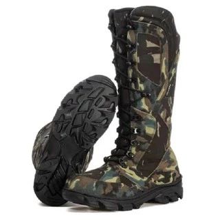 Bota Coturno Militar Tatico Exercito Camuflado Caça Pesca Anti Picada de Cobras