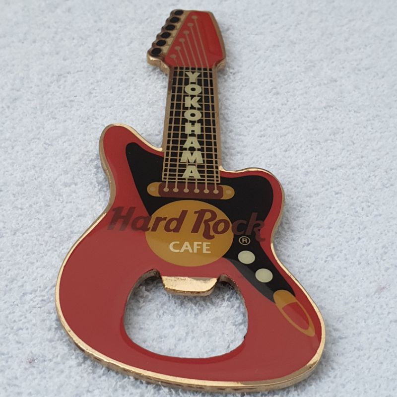 Imã Magnético metal abridor de garrafa Guitarra Hard Rock Café