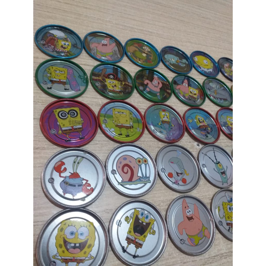 Tazos Bob Esponja Coleção Completa