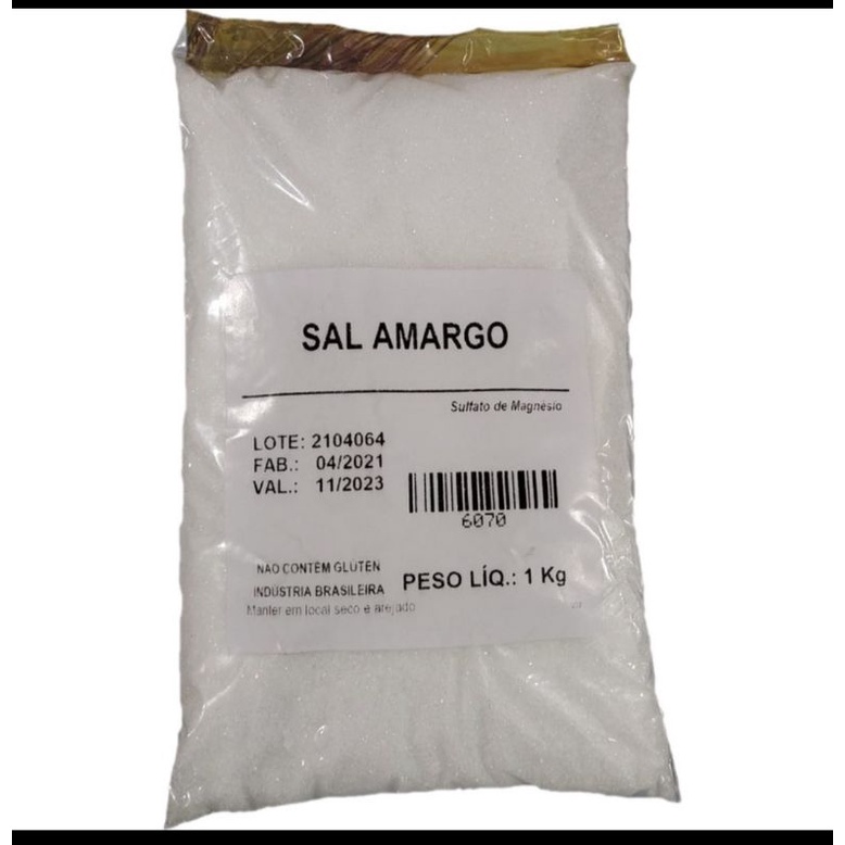 Sal amargo Premium 1kg - Sal Epson | Shopee Brasil