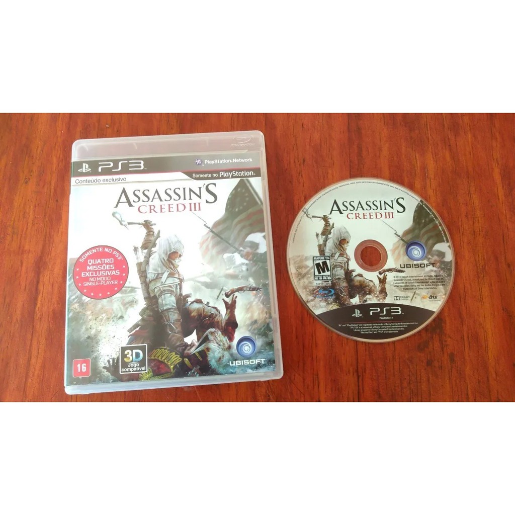 Assassin's Creed III Sony Playstation 3 PS3 Complete