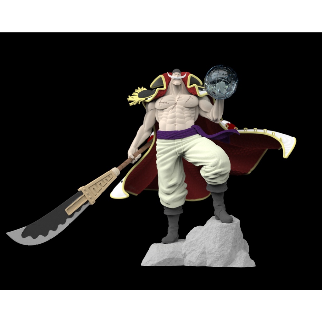 Barba Branca One Piece Action Figure Diorama Shopee Brasil