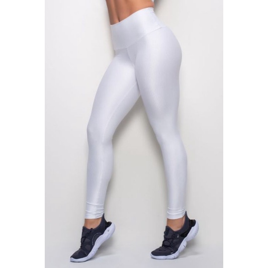 Legging Branca NÃO É TRANSPARENTE   - BeFit Vestuário