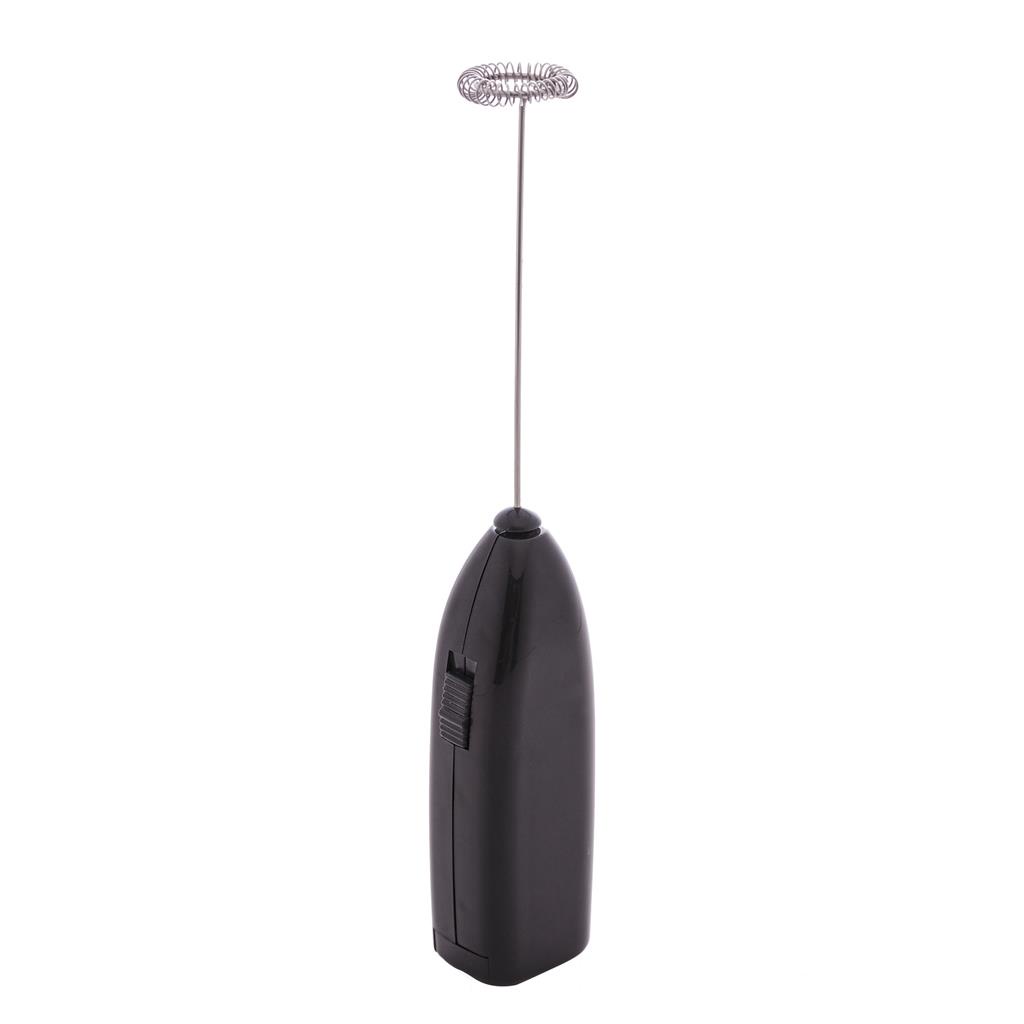 Mini Mixer para Bebidas em Inox e Plastico Preto