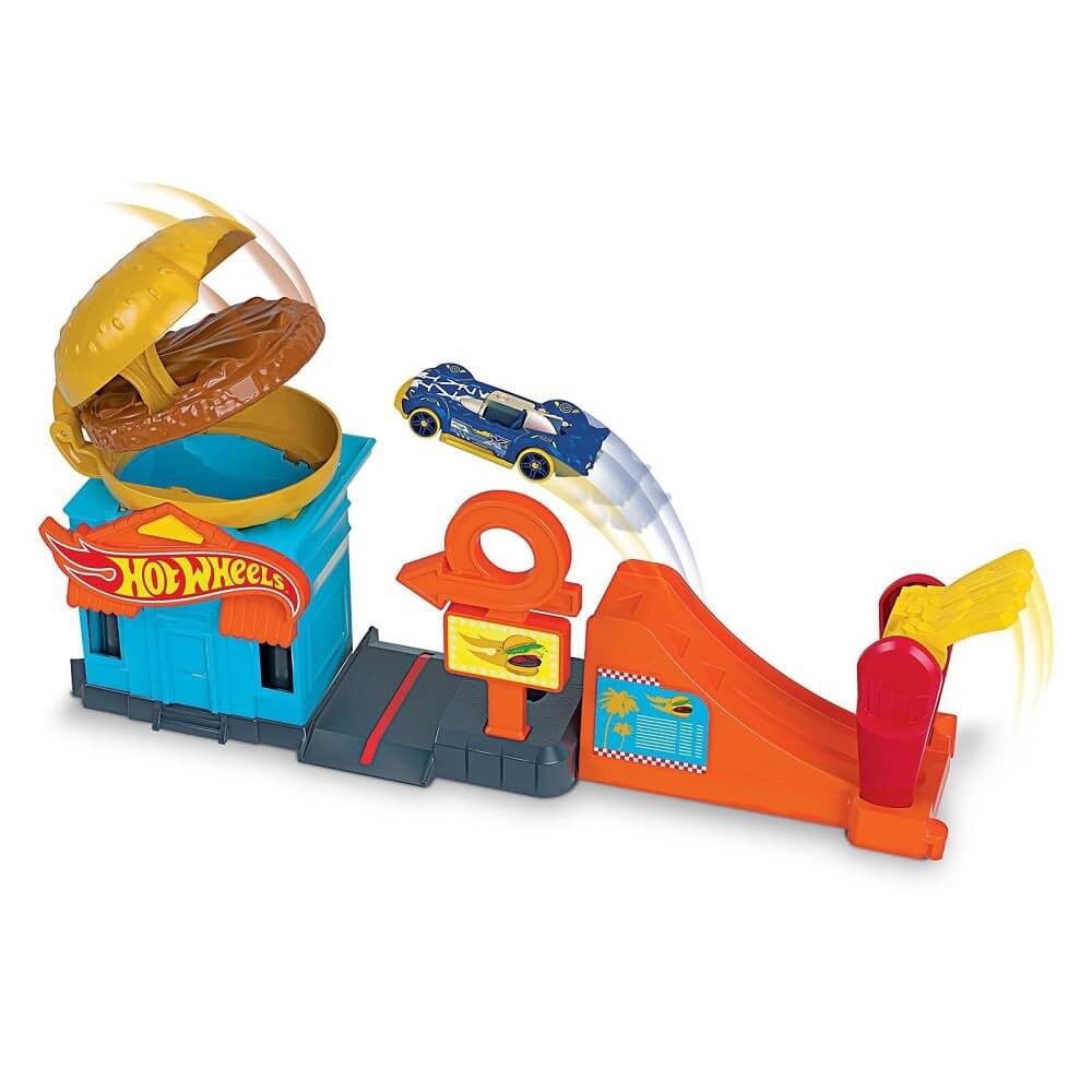 Pista Hot Wheels City Drive-thru De Hambúrguer Mattel - Vals Magazine