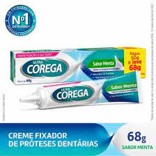 Creme Fixador De Dentadura Ultra Corega Sabor Menta Com 68g | Shopee Brasil