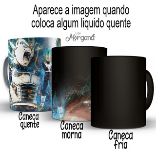 Caneca Polímero Dragon Ball Super Vegeta Blue