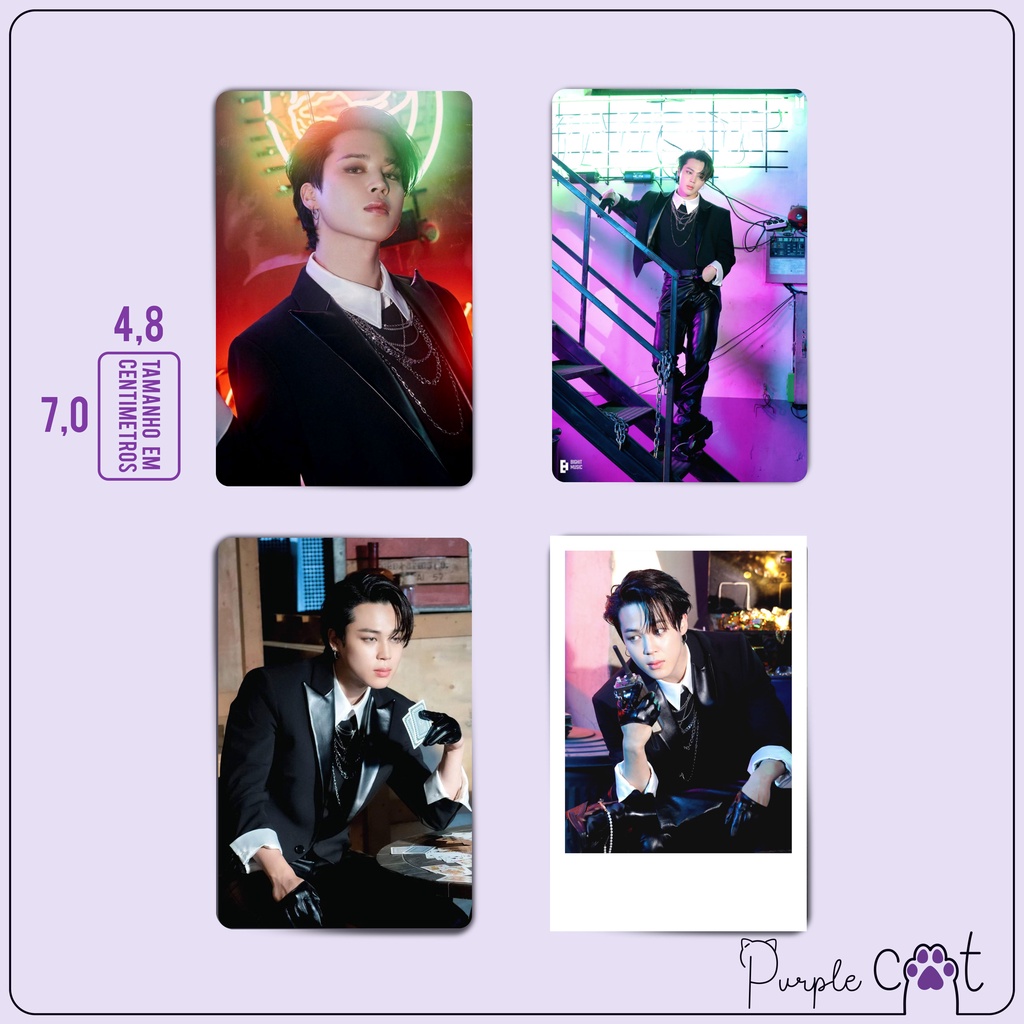 Kit mini Photocards + Polaroid Jimin BTS | Fanmade | Shopee Brasil