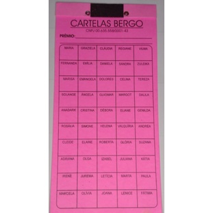 Cartela de Rifa Bergo com 100 nomes - Escolha a cor | Shopee Brasil