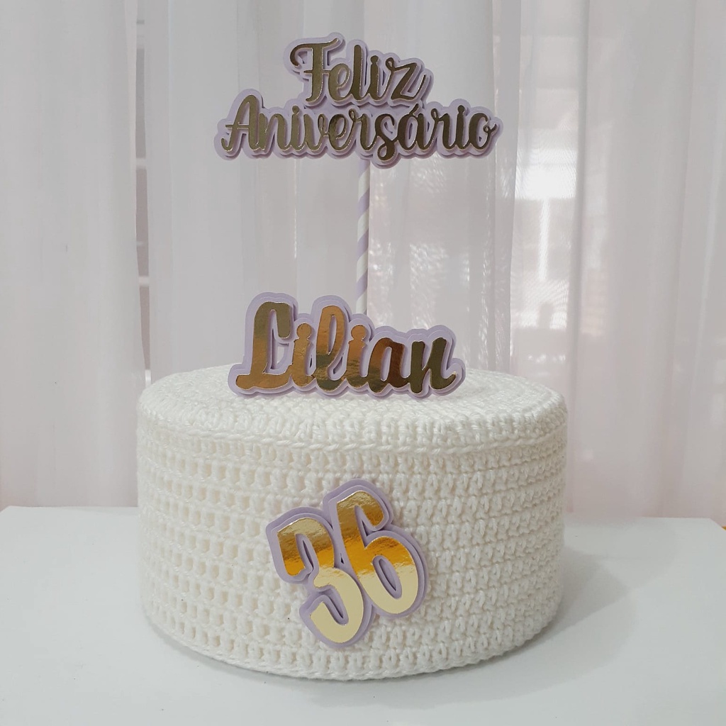 Fotos De Bolo De Feliz Aniversario Com Nome Personalizado De Madeira