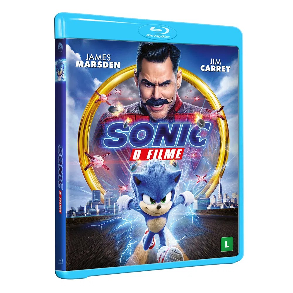 Sonic O Filme (Bd Steelbook) : Jim Carrey, James Marsden, Tika Sumpter,  Jeff Fowler: : DVD e Blu-ray