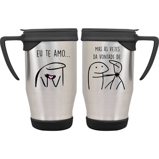 Caneca Flork Plastico - Meme, Presente, Lembrança, Amigo Secreto