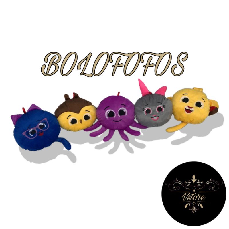 Bonecos Pelúcia Bolofofos(Bunny a coelhinha, Rick o leãozinho, Sophie a ...