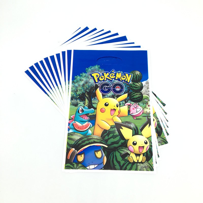 8pc/Lot Pokemon Go Pikachu Straws Tema Plástico Para Festa De Aniversário  Infantil Suprimentos