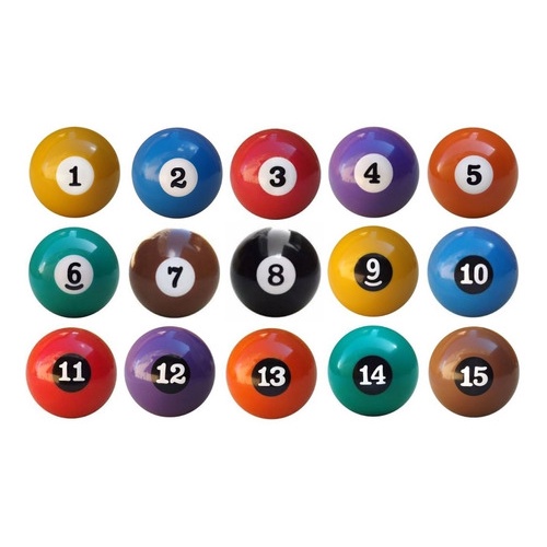 Jogo de bolas sinuca / bilhar numeradas e coloridas 50mm / 54mm - Esportes  e ginástica - Boqueirão, Curitiba 1106425723