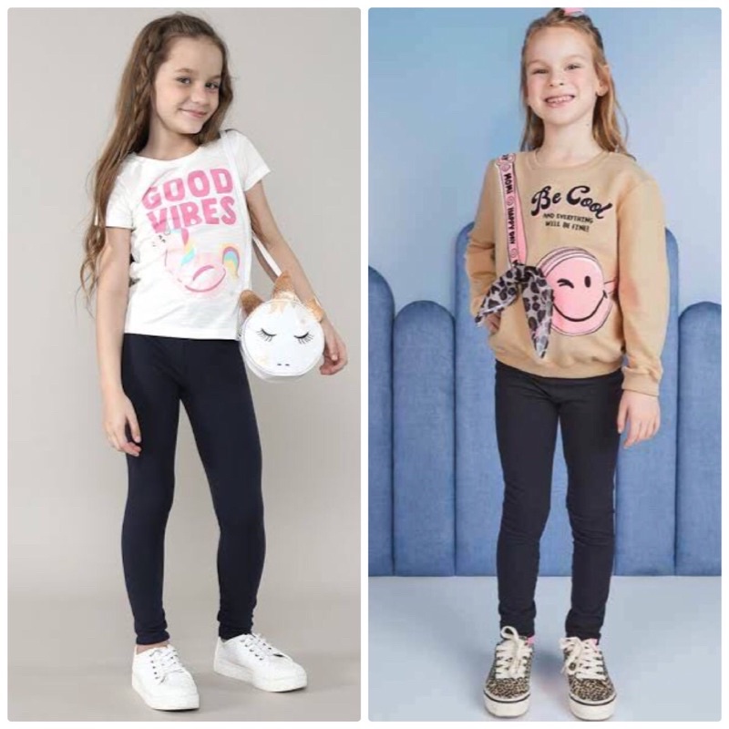 Legging Infantil Básica Peluciada Elian