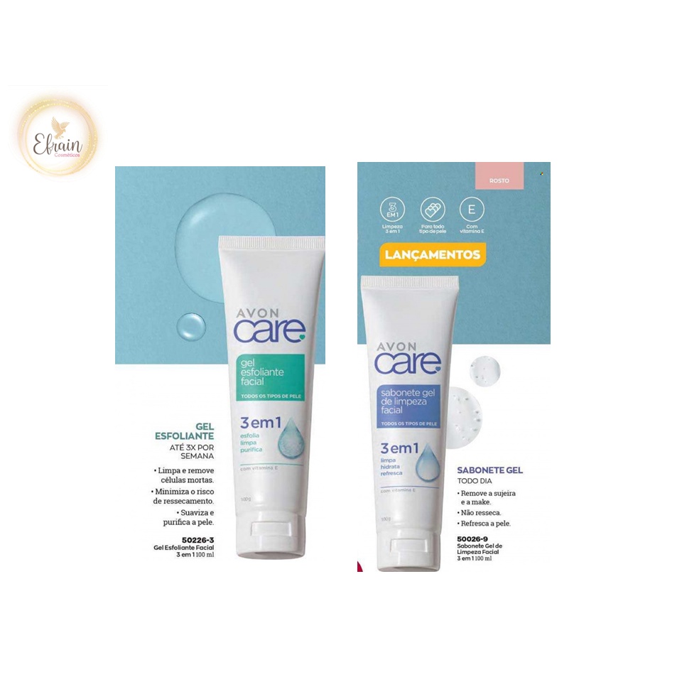 Gel Esfoliante Em Ou Sabonete Gel De Limpeza Facial Em Avon Shopee Brasil