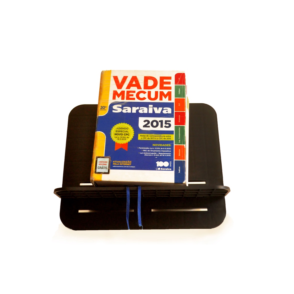 suporte para livro e tablet em plástico
