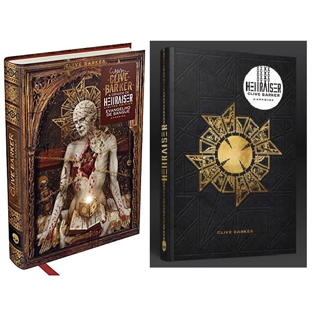 Livro Evangelho de Sangue + Hellraiser Renascido do Inferno - Darkside ...