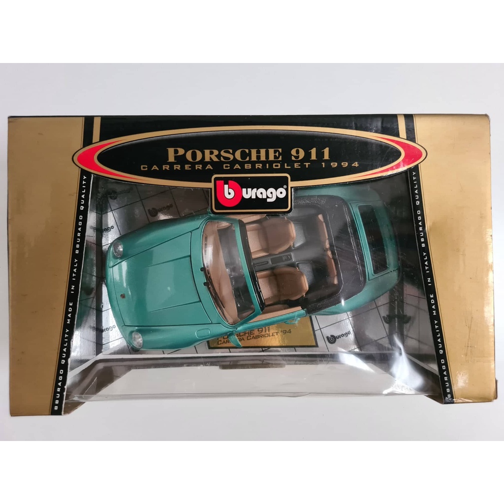 PORSCHE 911 CARRERA CABRIOLET 1:18 GOLD COLLECTION (ITALY