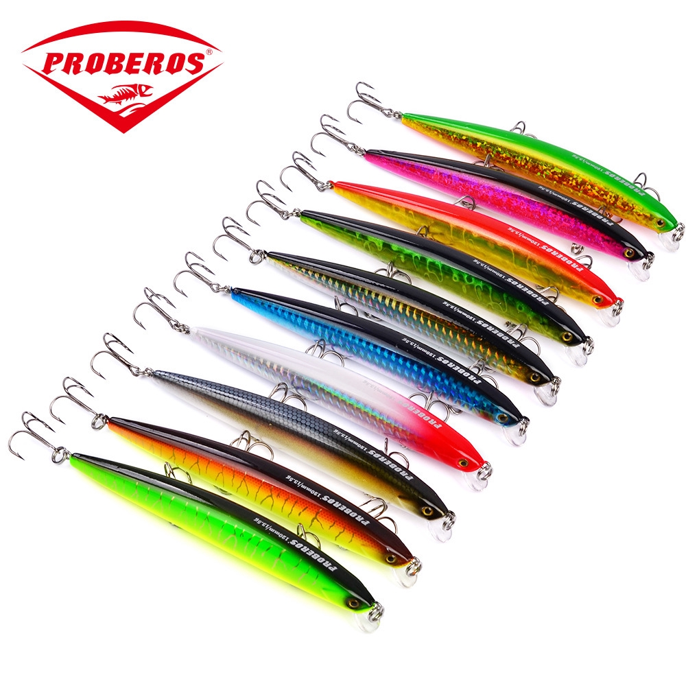 5 Esche Da Pesca HENGJIA Minnow 20cm / 45g - Artificiali Per Bass, Luccio, Trota