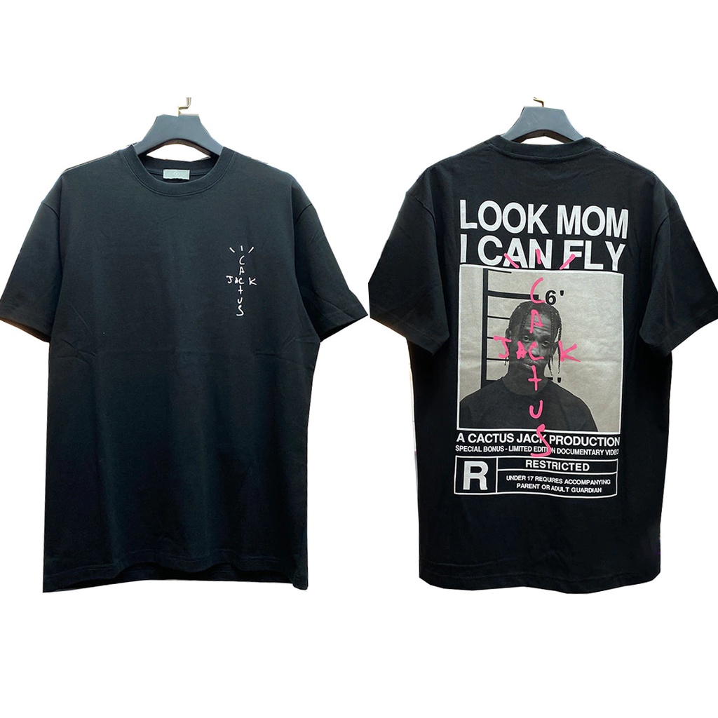 Camiseta Basica Camisa Travis Scott Graphic Tee Cactus Jack