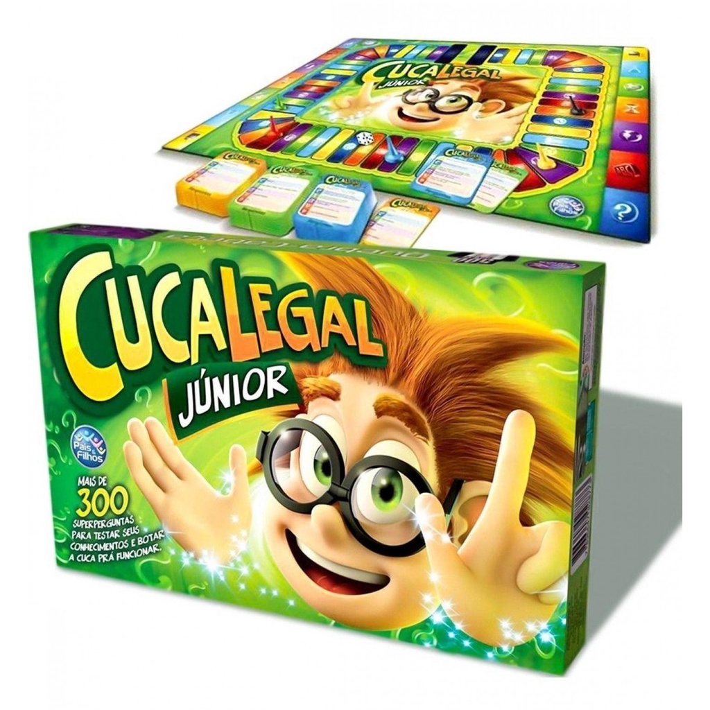 Jogo Educativo Cuca Legal Junior Mais De 300 Perguntas Jogo