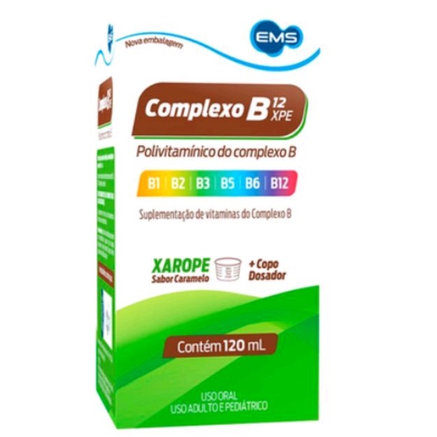 Vitaminas do Complexo B Ems 120ml Vitamina B12 Engordar Ganho de Peso ...