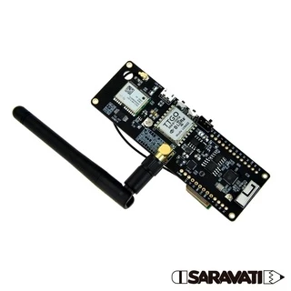 Módulo Wifi ESP32 Suporte Bateria GPS M6N-0-01 Lora 915mhz TTGO