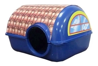 Casinha para Hamster Esquilo Rato Gerbil Plastico Alvorada